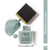 Blueberry Cream Blue Nail Polish with Cookie Texture Listing PI - 03