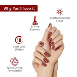 True Colors Brick Break Crackle Craze Nail Polish - 8ML