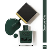 Charcoal Chic Grey Nail Polish with Matte Finish Listing PI - 03