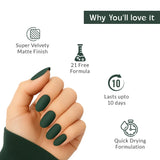 Charcoal Chic Grey Nail Polish with Matte Finish Listing PI - 04