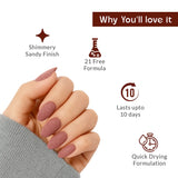 True Colors Coral Mirage Sand Shine Nail Polish - 8ML