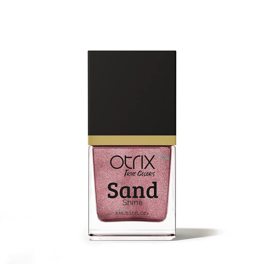 Coral Shore Sand Texture Red Nail Polish Listing PI - 01