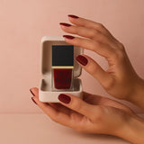 Dark Red Nail Polish with Glossy Finish Listing PI - 02