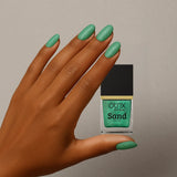 Dune Green Sand Texture Green Nail Polish Listing PI - 02