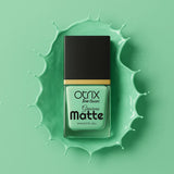 Dusty Aqua Green Nail Polish with Smooth Matte Finish Listing PI - 02