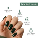 Espresso Cream Brown Nail Polish with Glossy Finish Listing PI - 04