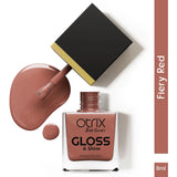 Fiery Red Nail Polish with Glossy Finish Listing PI - 03