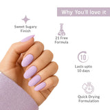 Frosted Violet Sugar Texture Purple Nail Polish Listing PI - 04