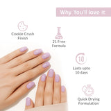 Lavender Crunch Cookie Nail Polish with Violet Cookie Textured Listing PI - 04