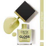 Lemon Sorbet Yellow Nail Polish with Glossy Finish Listing PI - 03