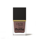 Mahogany Matte Brown Nail Polish with Smooth Matte Finish Listing PI - 01