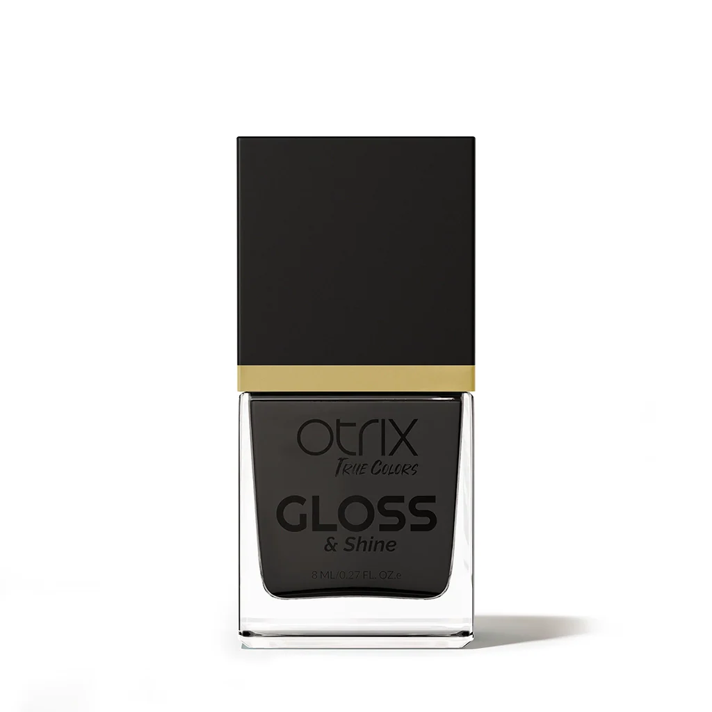 Midnight Black Nail Polish with Glossy Finish Listing PI - 01