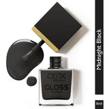 Midnight Black Nail Polish with Glossy Finish Listing PI - 03