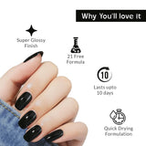 Midnight Black Nail Polish with Glossy Finish Listing PI - 04