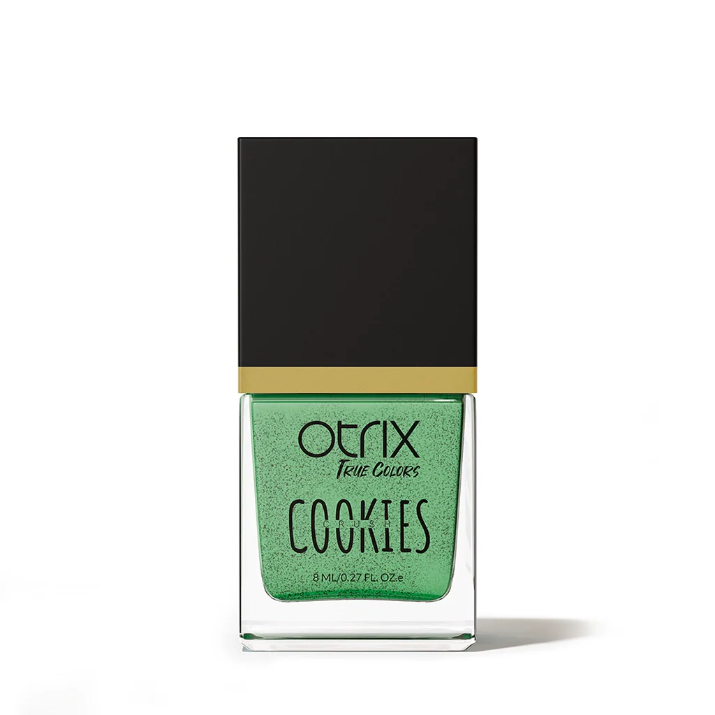 Mint Cookie Nail Polish with Green Cookie Textured Listing PI - 01