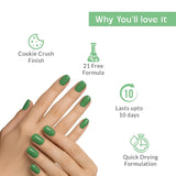 Mint Cookie Nail Polish with Green Cookie Textured Listing PI - 04