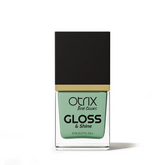 Pale Aqua Green Nail Polish with Glossy Finish Listing PI - 01