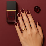 Raspberry Red Glossy Finish Purple Nail Polish Listing PI - 02