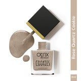 Rose Quartz Cookie Nail Polish with Brown Cookie Textured Listing PI - 03