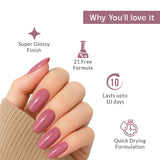 Rose Quartz Purple Nail Polish with Glossy Finish Listing PI - 04