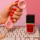 Ruby Red Nail Polish with Glossy Finish Listing PI - 02