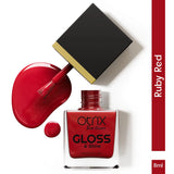 Ruby Red Nail Polish with Glossy Finish Listing PI - 03