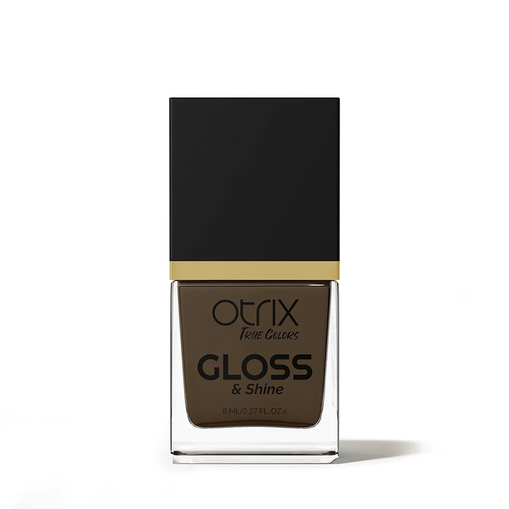 Rustic Red Glossy Finish Brown Nail Polish Listing PI - 01