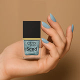 Sandy Skies Sand Texture Blue Nail Polish Listing PI - 02