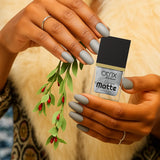 Silver Whisper Nail Polish in Matte Finish Listing PI - 02