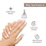 Soft Spark Pink Nail Polish with Sheer Finish Listing PI - 04