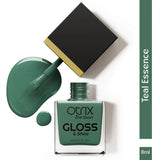 Teal Essence Green Nail Polish with Glossy Finish Listing PI - 03