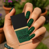 Teal Shine Green Nail Polish with Glossy Finish Listing PI - 02