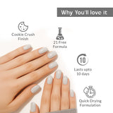 Vanilla Crumble Grey Nail Polish with Cookie Texture Listing PI - 04