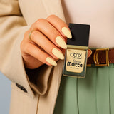 Vanilla Silk Yellow Nail Polish with Smooth Matte Finish Listing PI - 02