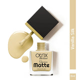 Vanilla Silk Yellow Nail Polish with Smooth Matte Finish Listing PI - 03