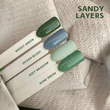 Paradise Touch Sandy Layers nail polish shade swatches