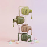 Paradise Touch Warms of Crystal nail polish combo bottle stack