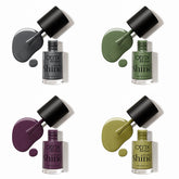 Shade of Shine Earthy Edge nail polish combo flat lay