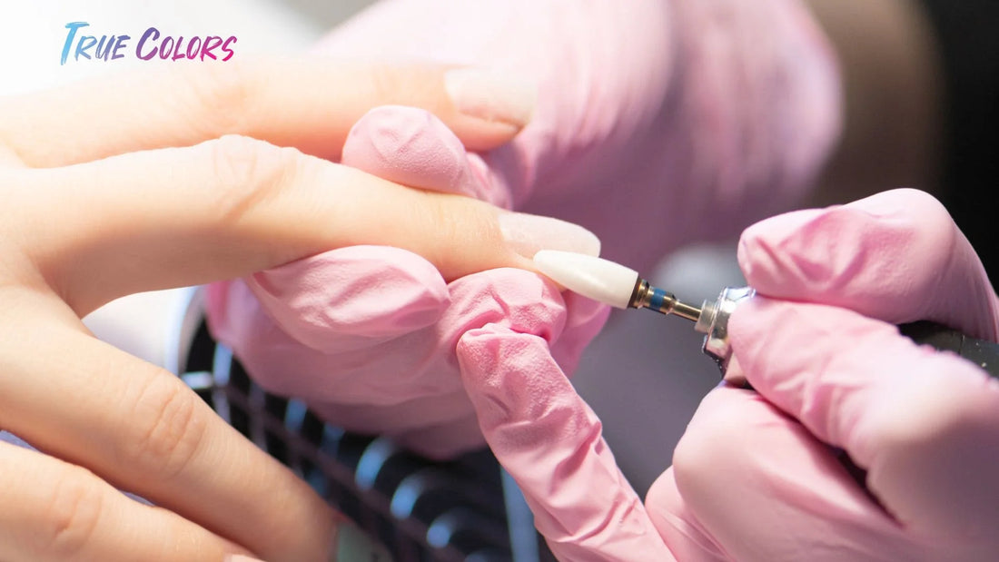 Manicurists create nail extensions by cleaning, shaping, and prepping natural nails, then applying materials like gel or acrylic to add length and shape, typically lasting 3-4 weeks before needing a refill.