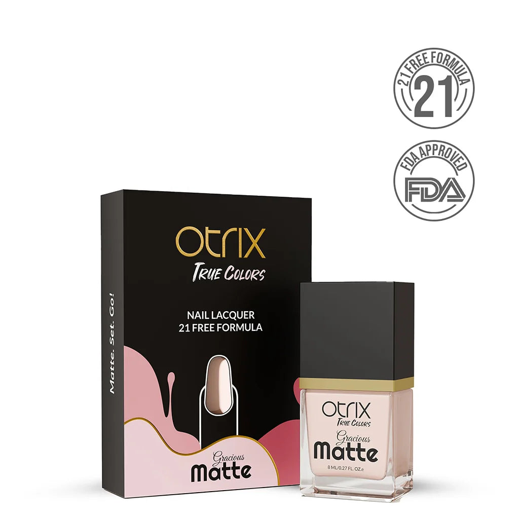 Blush Silk Pink Nail Polish with Elegant Matte Finish Listing PI - 06