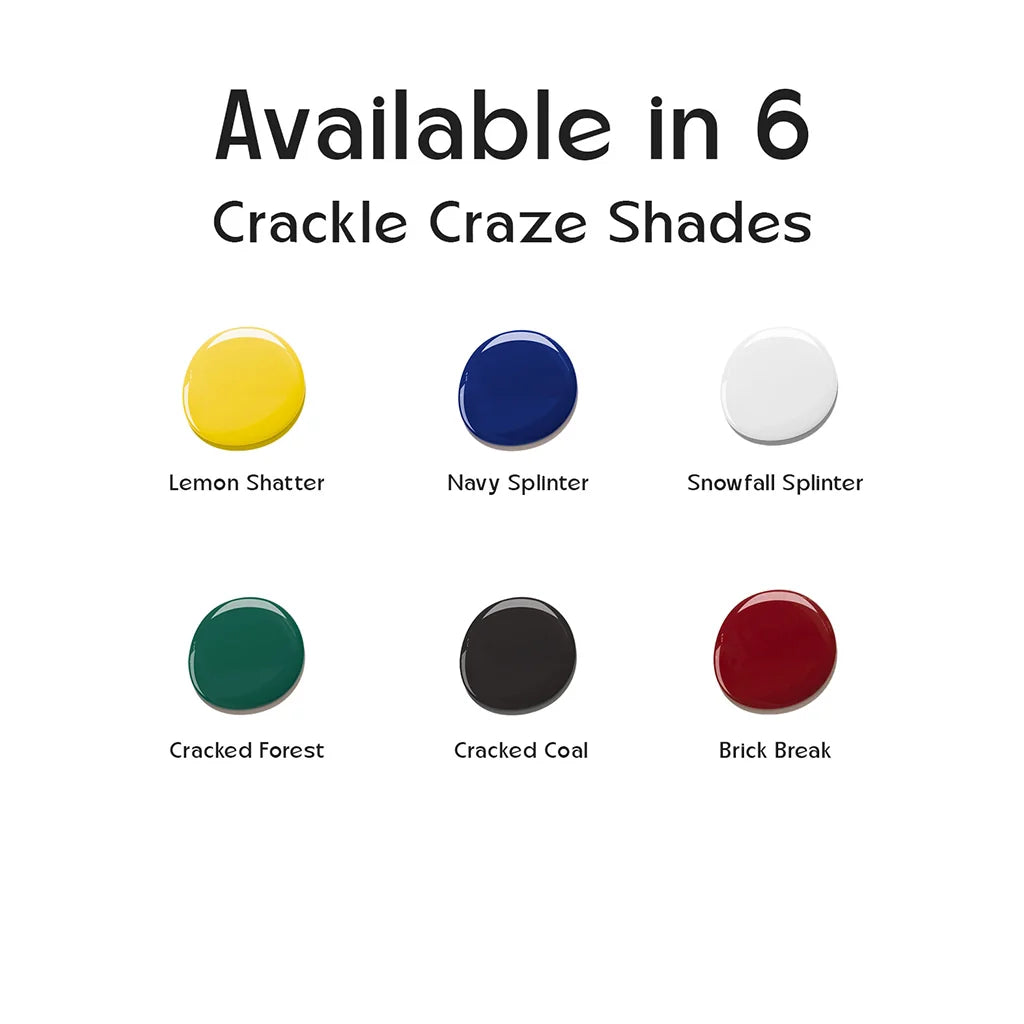 True Colors Brick Break Crackle Craze Nail Polish - 8ML