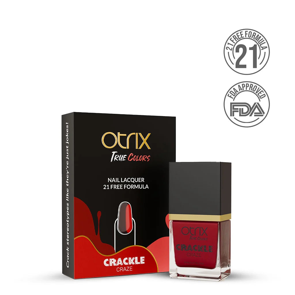 True Colors Brick Break Crackle Craze Nail Polish - 8ML