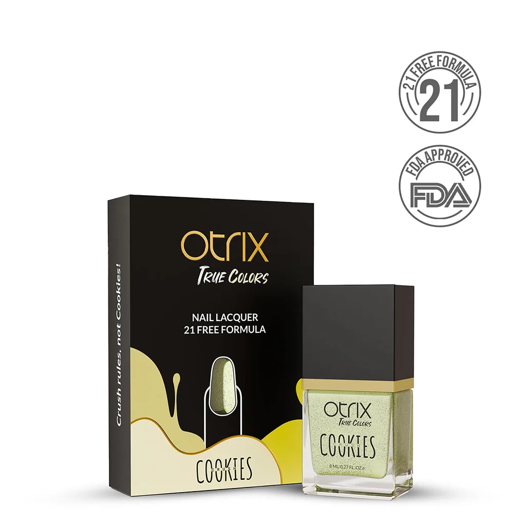 Butterscotch Crunch Yellow Nail Polish with Cookie Texture Listing PI - 06
