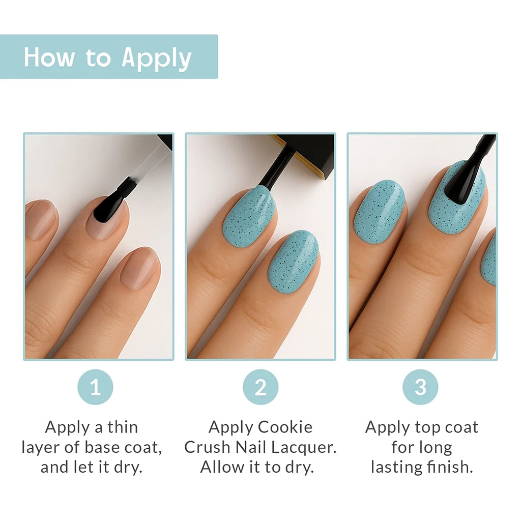 Cool Mint Chip Nail Polish with Blue Cookie Textured Listing PI - 07