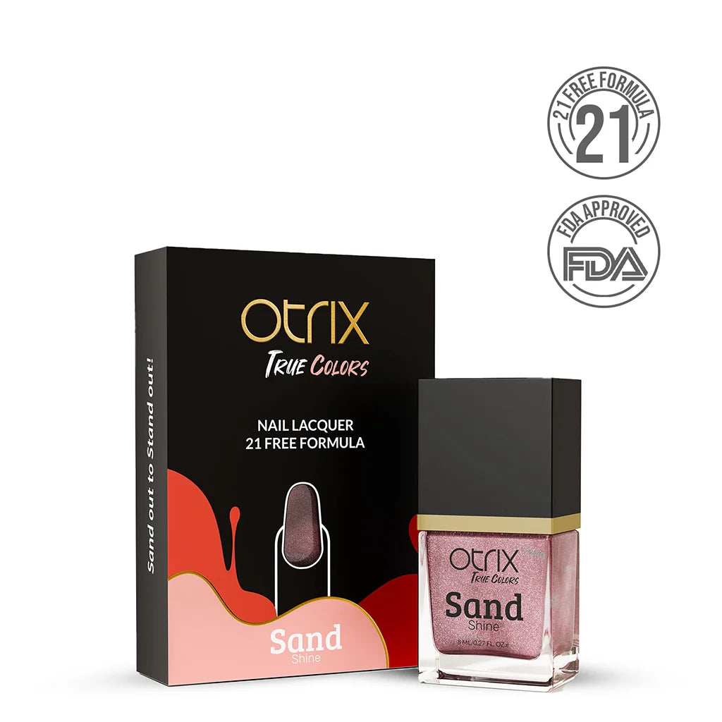 Coral Shore Sand Texture Red Nail Polish Listing PI - 06