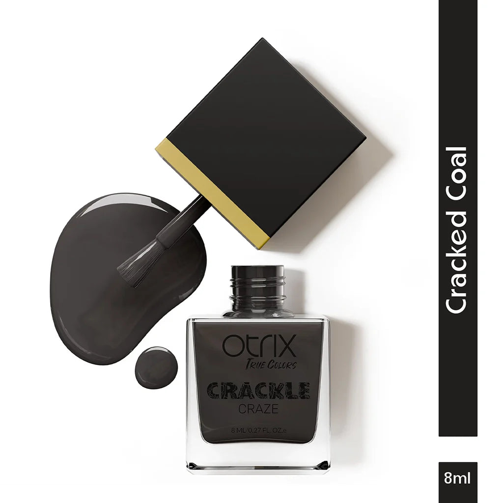Cracked Coal Nail Polish