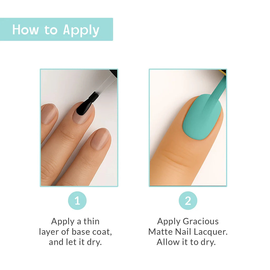 Icy Matte Blue Nail Polish with Smooth Matte Finish Listing PI - 07