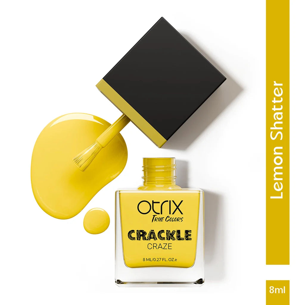 Lemon Shatter Nail Polish
