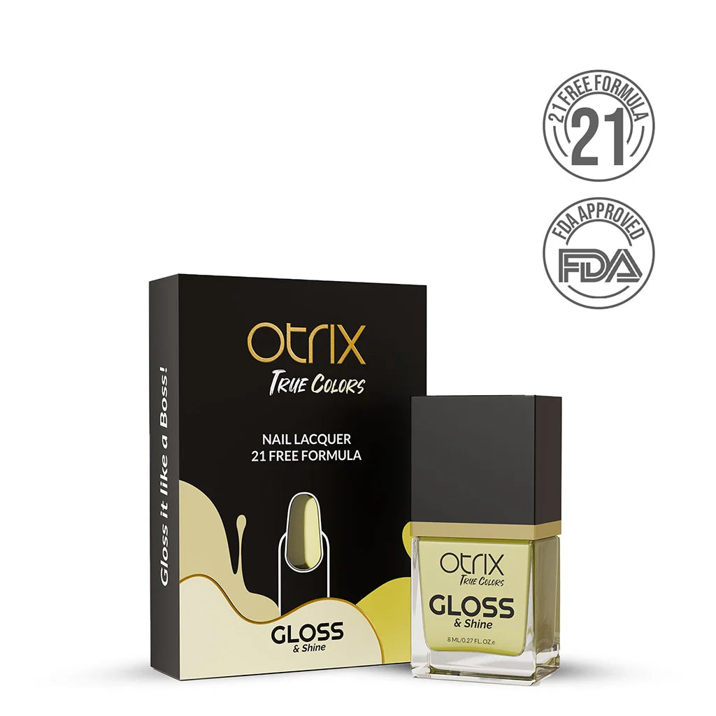 Lemon Sorbet Yellow Nail Polish with Glossy Finish Listing PI - 06