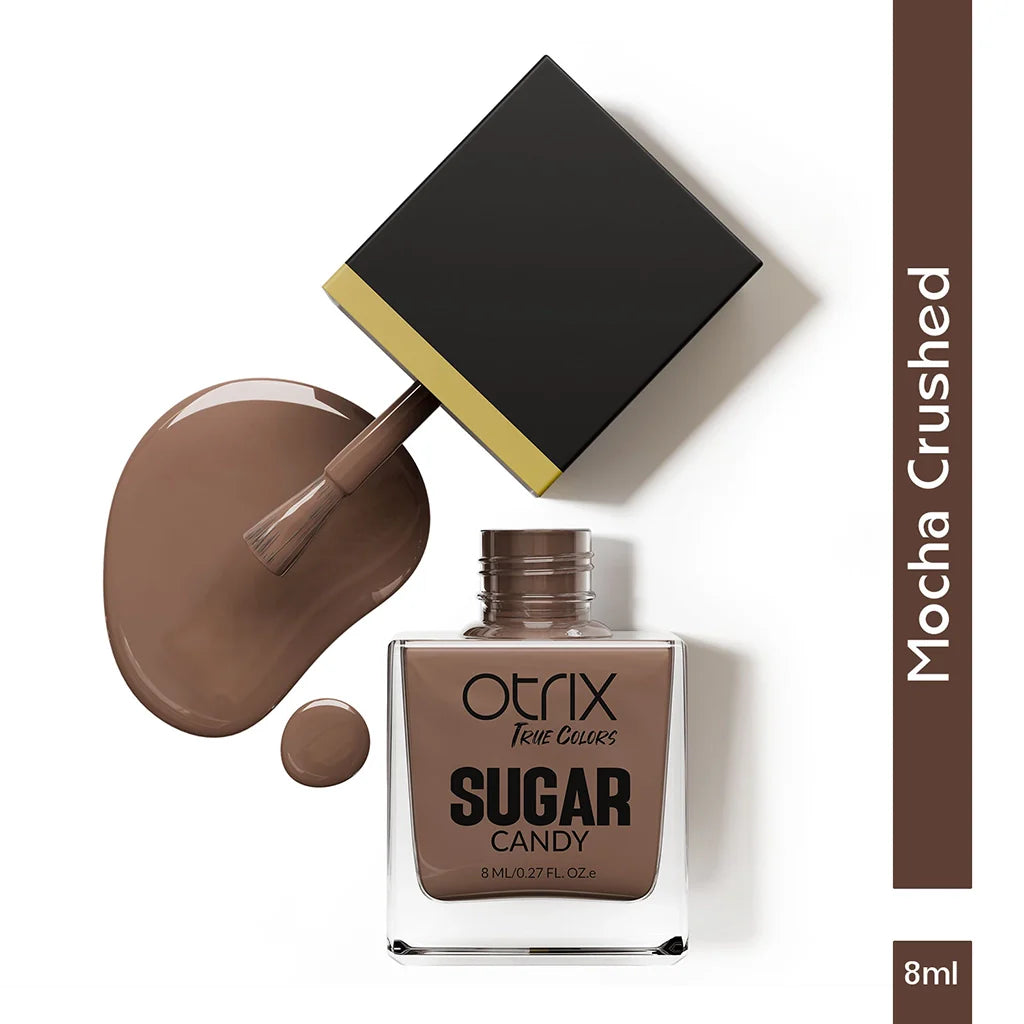 Mocha Crushed Sugar Texture Violet Nail Polish Listing PI - 03